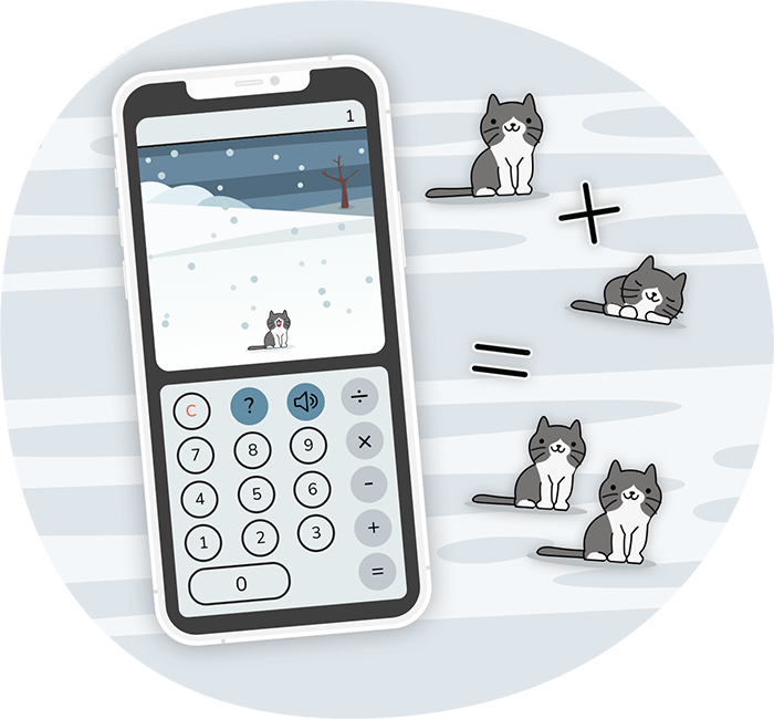 Winter Calculator Illustration